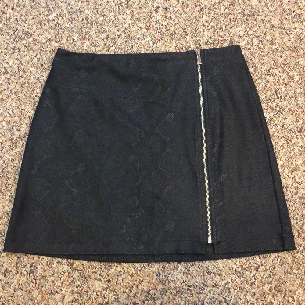 Bar III faux suede mini skirt